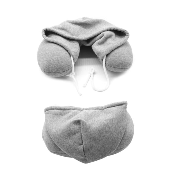 Soft Hooded Neck U-pillow