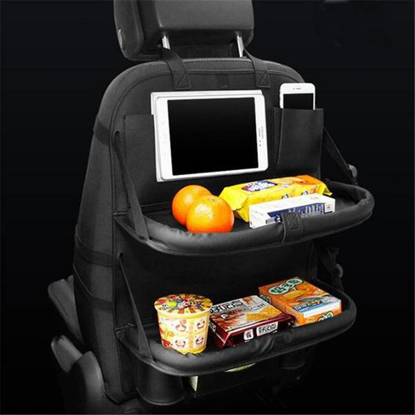 PU Leather Car Seat Travel Storage